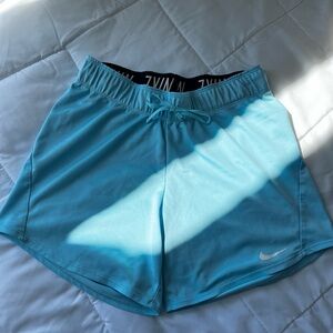 Baby Blue Nike Dri-Fit Running Shorts